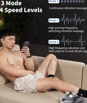 4 Head Massager, Deep Tissue Massage Gun