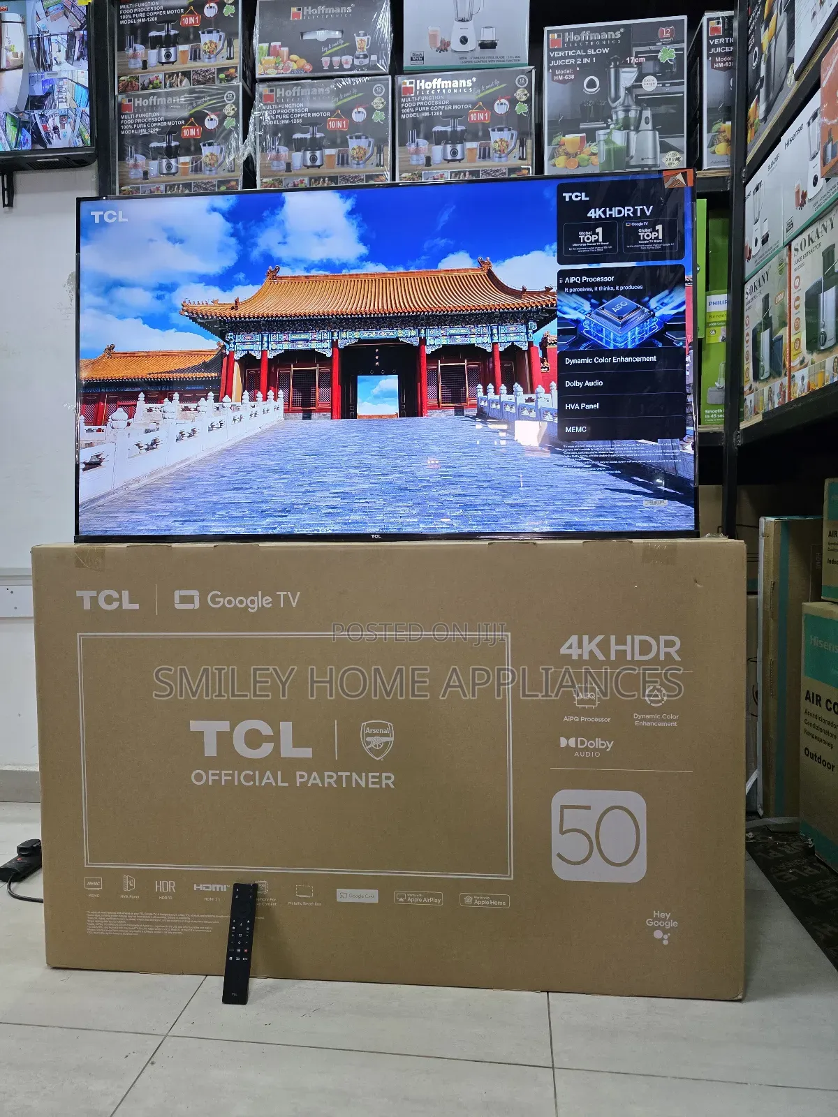 50inches TCL With an Aipq Processor Google Android Tv