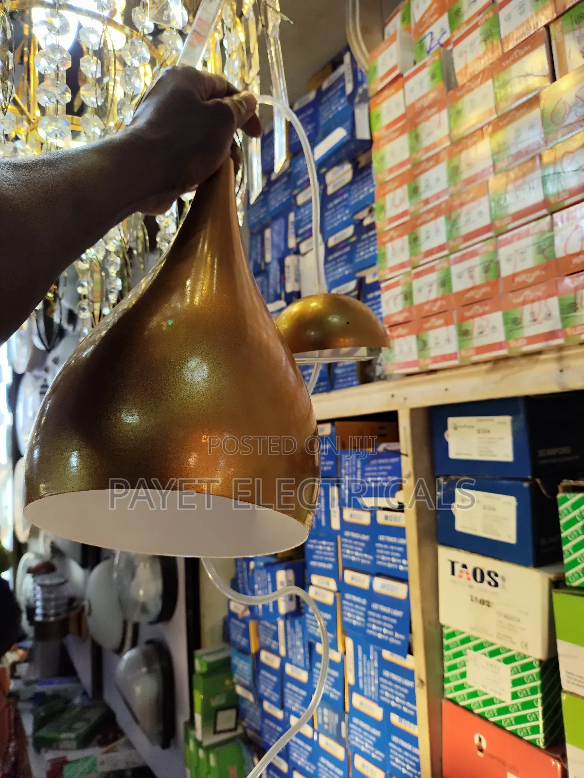 Goldish Pendant Lamp Shade