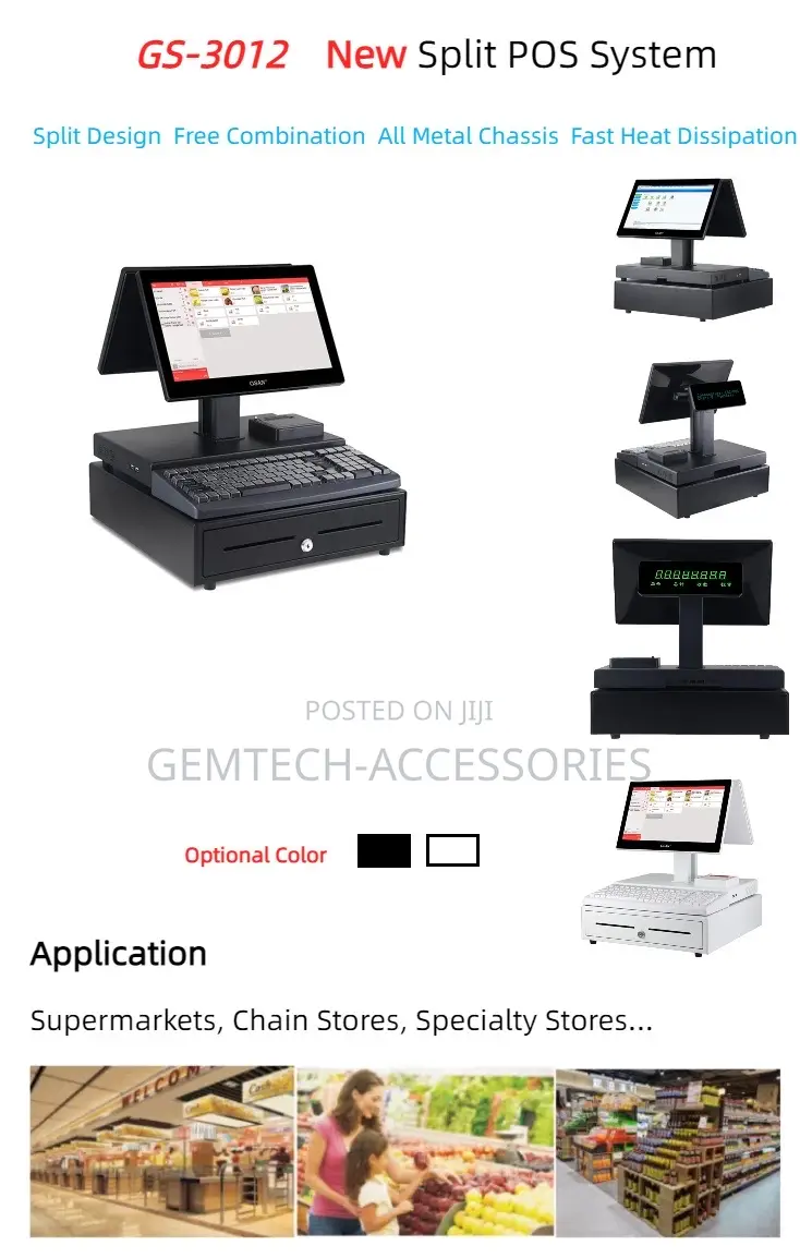 Pos System Gs- 3012 None Touch With Cash Drawer And Mini Printer