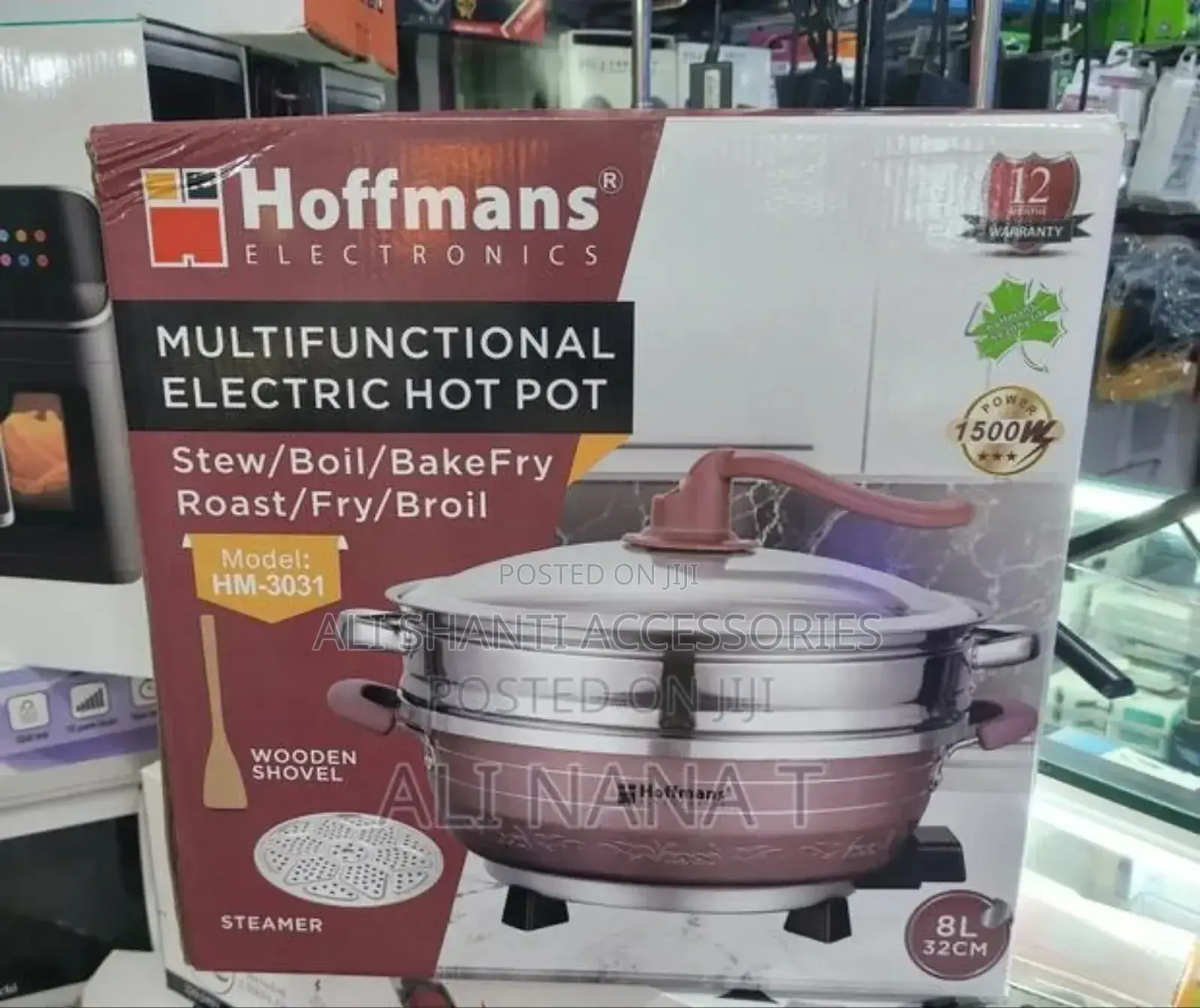 Electric Hot Pot, Steamer Pot Multifunctional