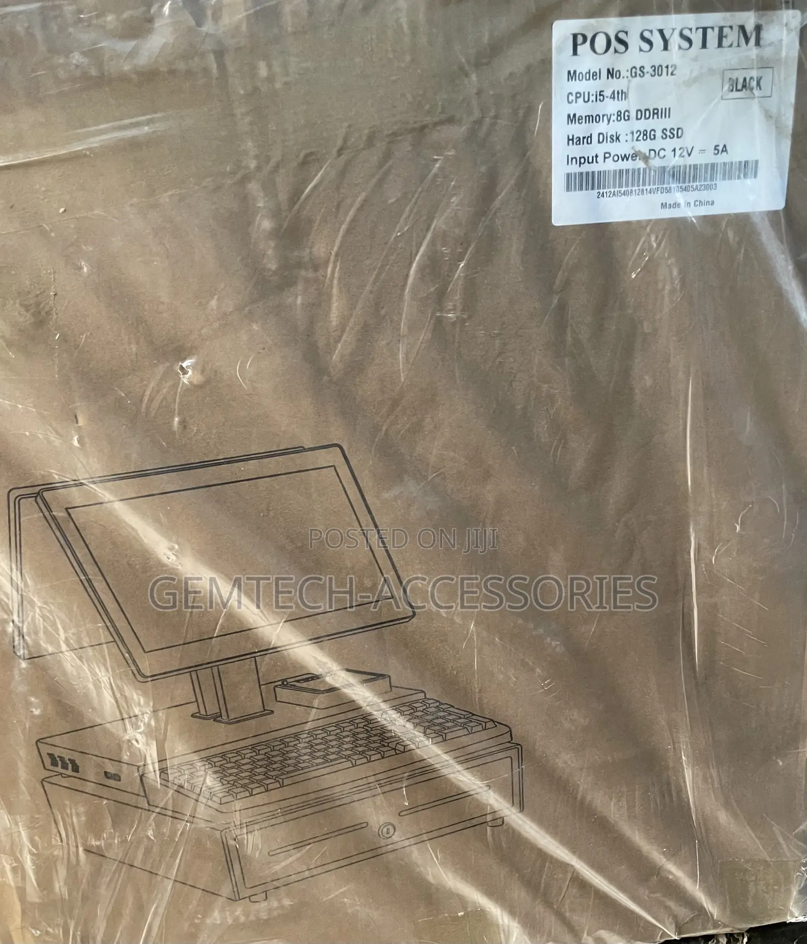 Pos System Gs- 3012 None Touch With Cash Drawer And Mini Printer