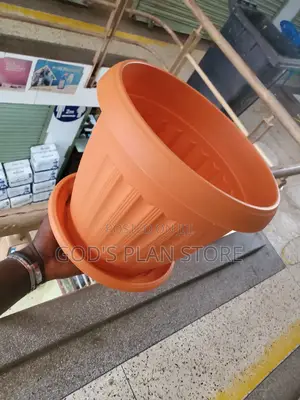 Different Plastic Flower Pots
