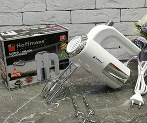 Unique Egg and Dough Beater Hand Mixer Electric White Color