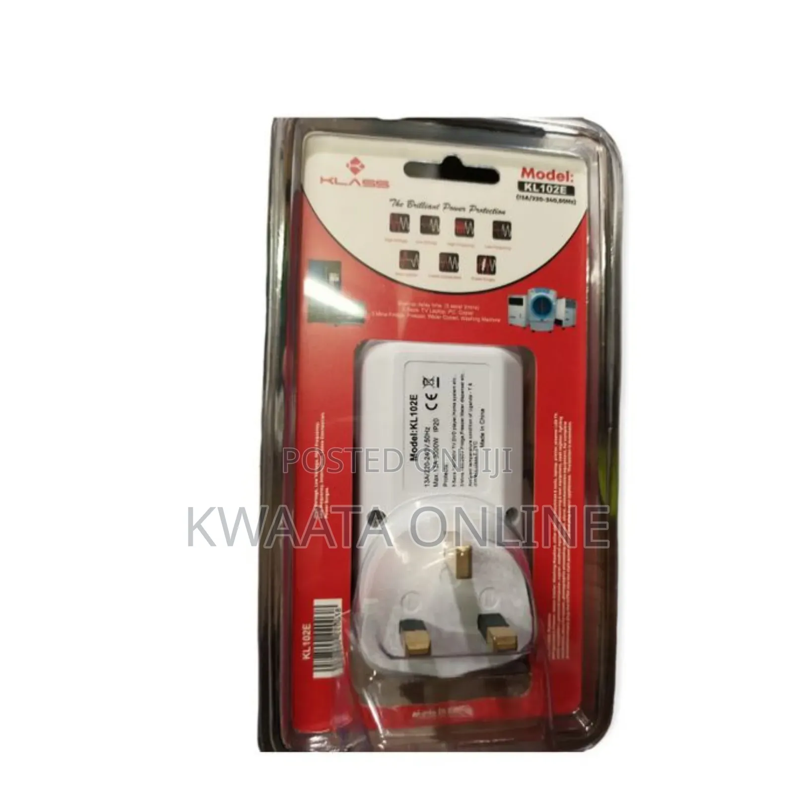 Klass Automatic Voltage Protector - 13a, 3000w -universal