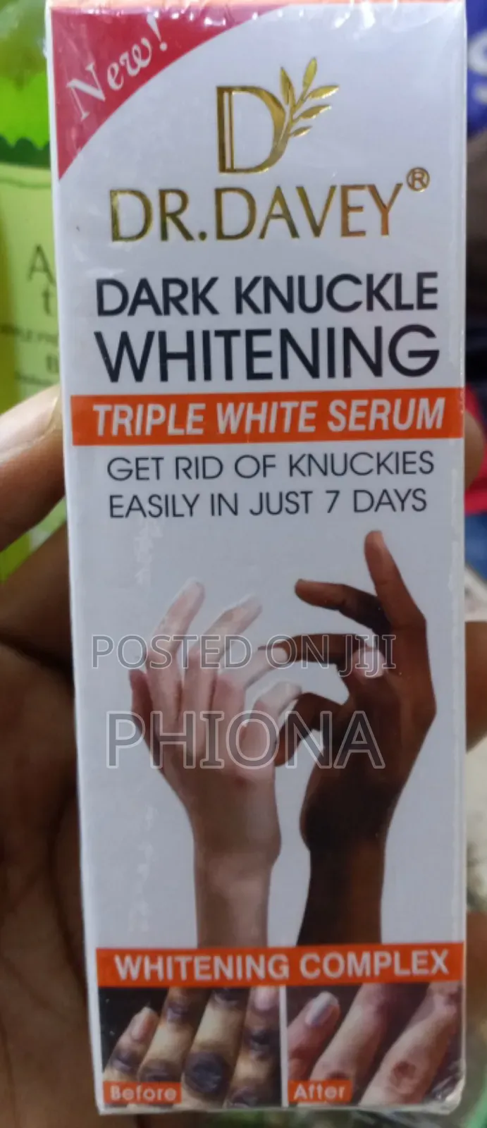 Dr. Davey Dark Knuckle Whitening