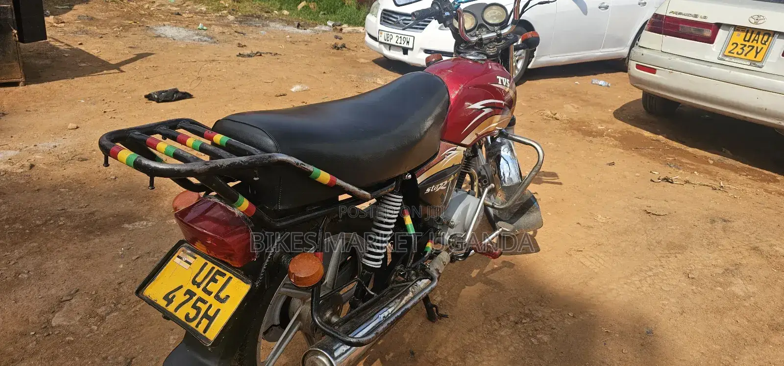 TVS XL 100 2018 Red