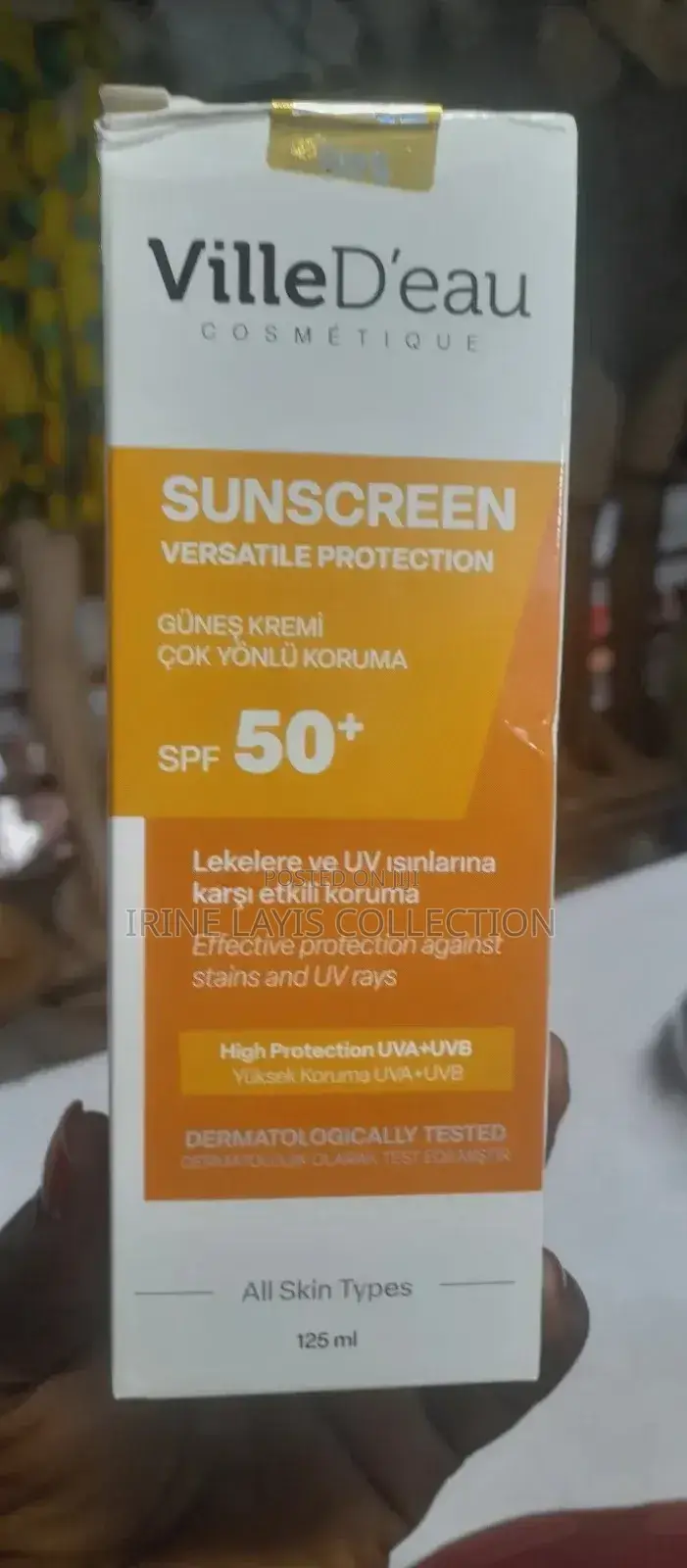 Villed'eau Sunscreen Versatile Protection