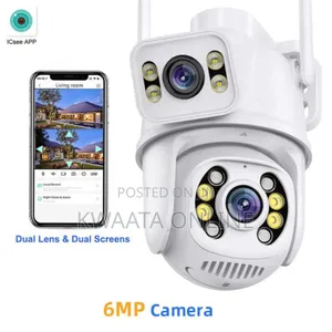 6mp Dual Lens PTZ Ip Wireless Wifi Smart Camera