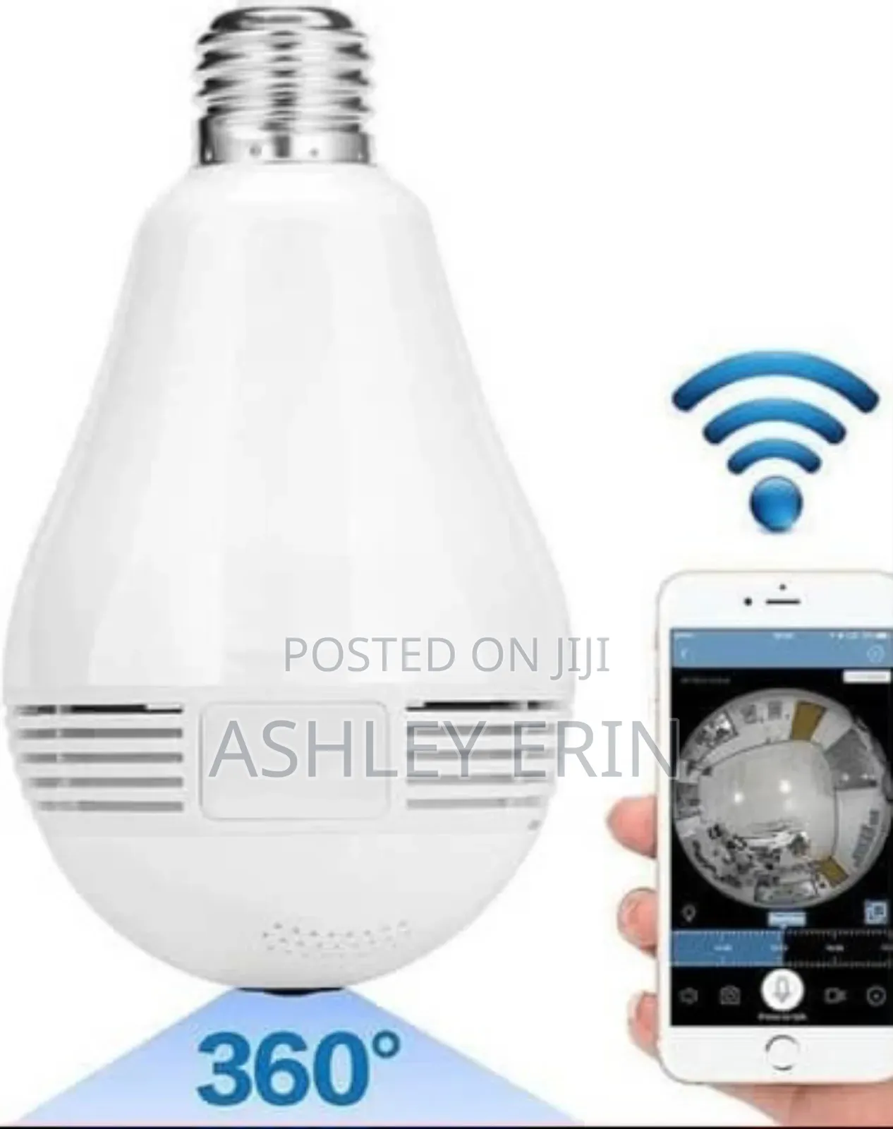360 Degree Wireless Ip Camera Bulb Light Wifi Camera