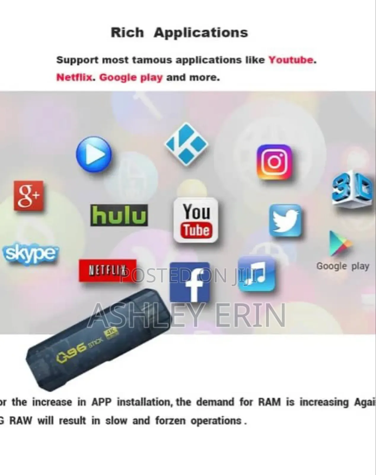 Android Tv Stick Wifi Supported 16gb