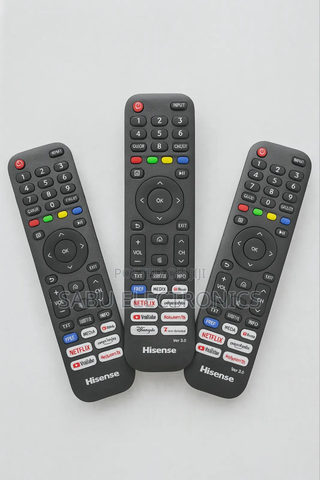 Hisense Smart Tv Remote Control With Streaming App Buttons