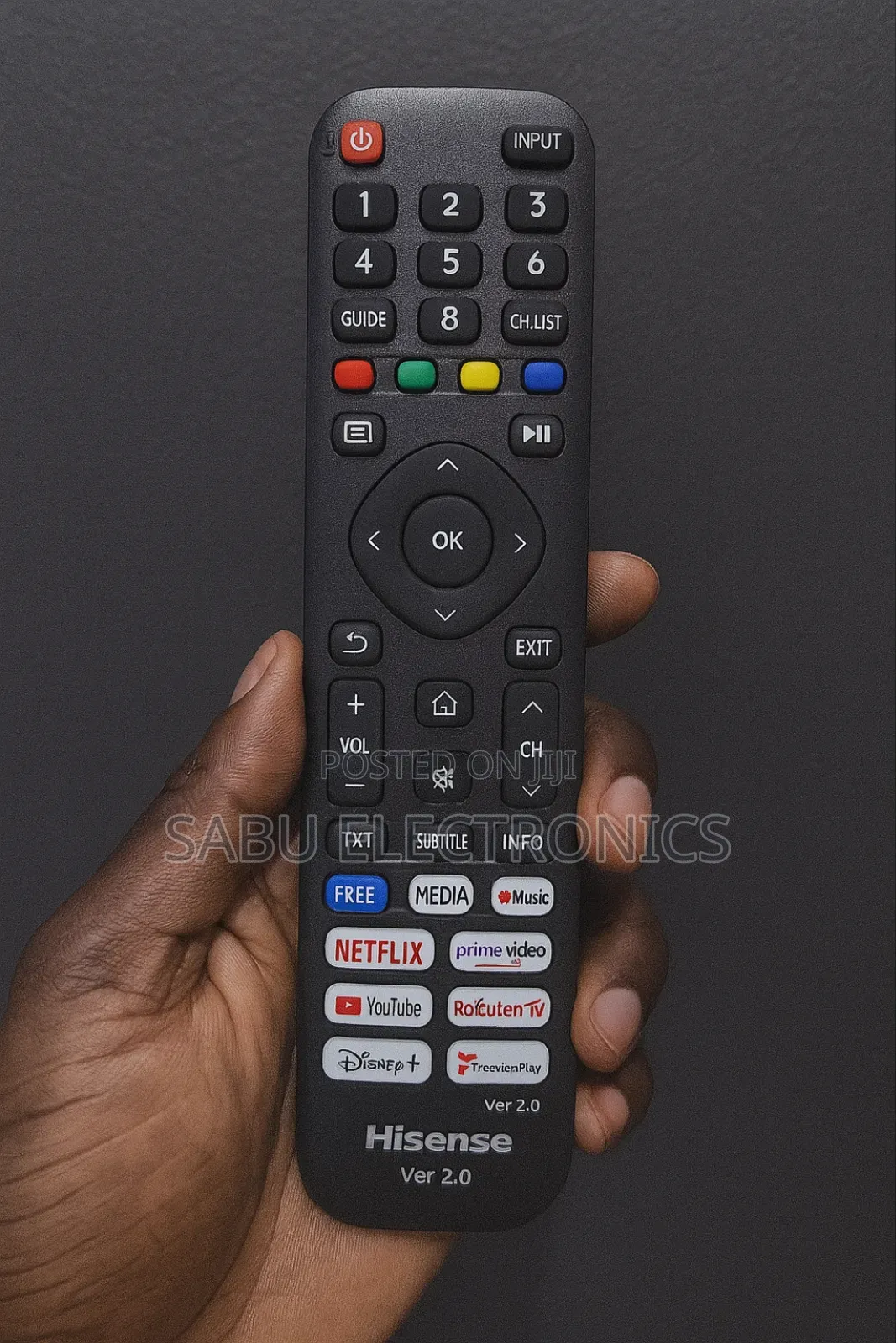 Hisense Smart Tv Remote Control With Streaming App Buttons