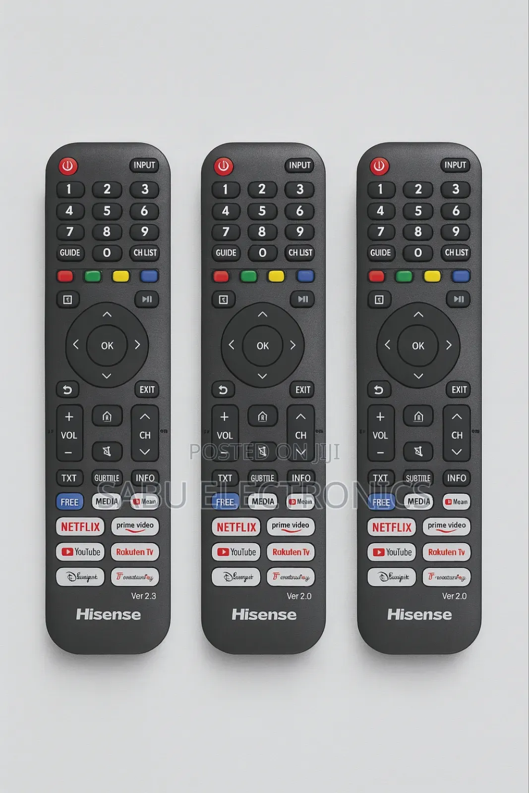 Hisense Smart Tv Remote Control With Streaming App Buttons