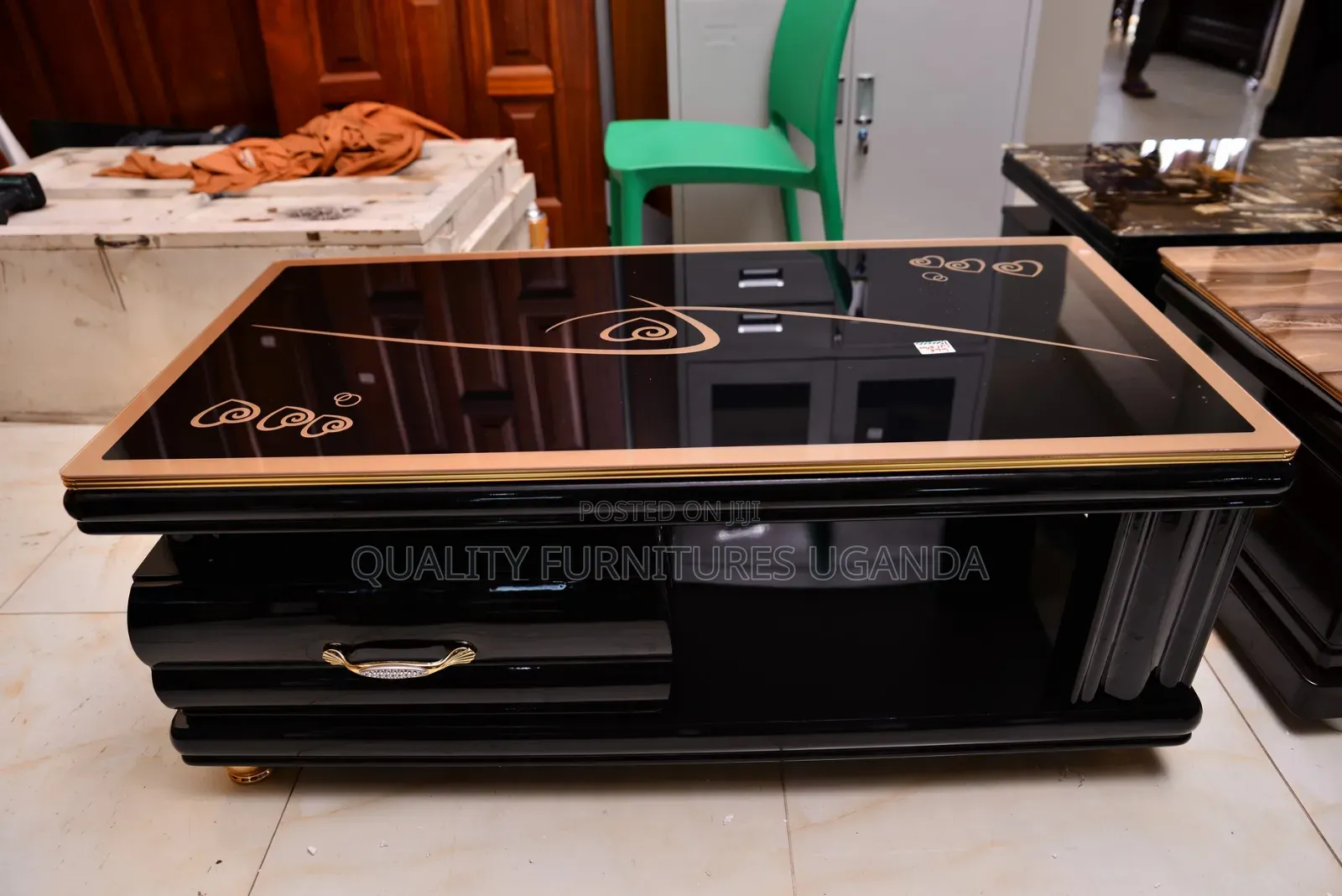 Unique Black Centre Table