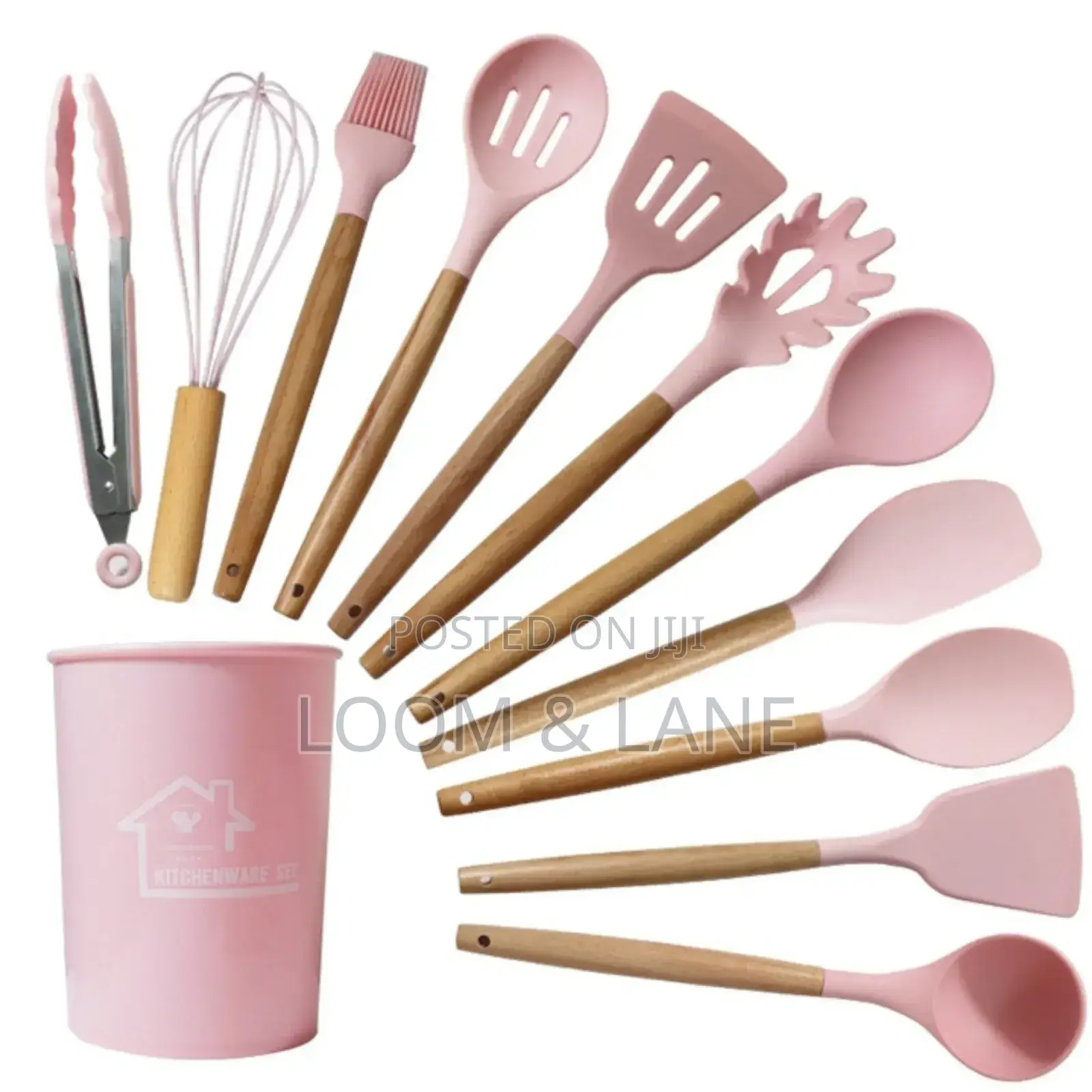 12pcs Kitchen Utensil Set Silicone Cooking Utensils Kit