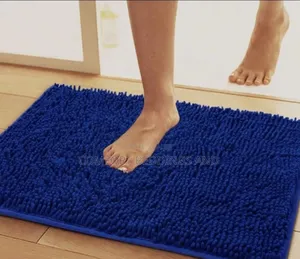 Bathroom Door Mat Blue