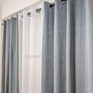 Two Peice Curtains With A Net