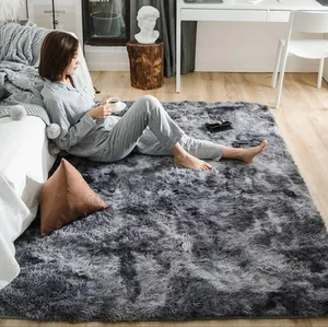 Fluffy Carpet 150cm By 200cm Mixed Gray