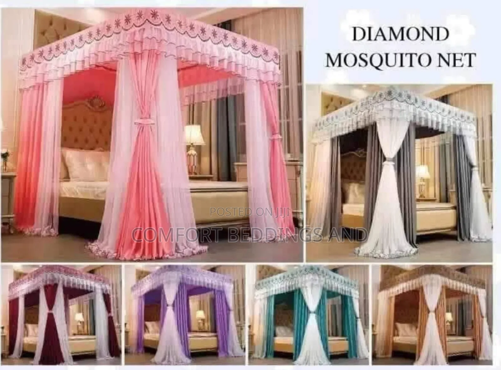 Metallic Stand Curtain Mosquito Net 5*6, 6*6