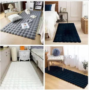 Fluffy Beside Carpets / Rugs Gray