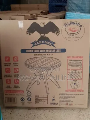 Round Plastic Table Center Coffee Table (Dia 92cm; H:70cm)