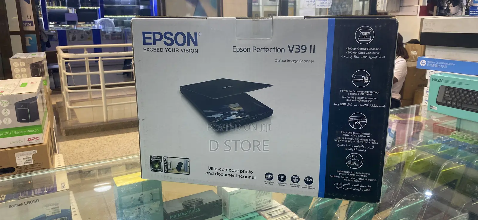 Epson Perfection V39 Ii Color Image Scanner