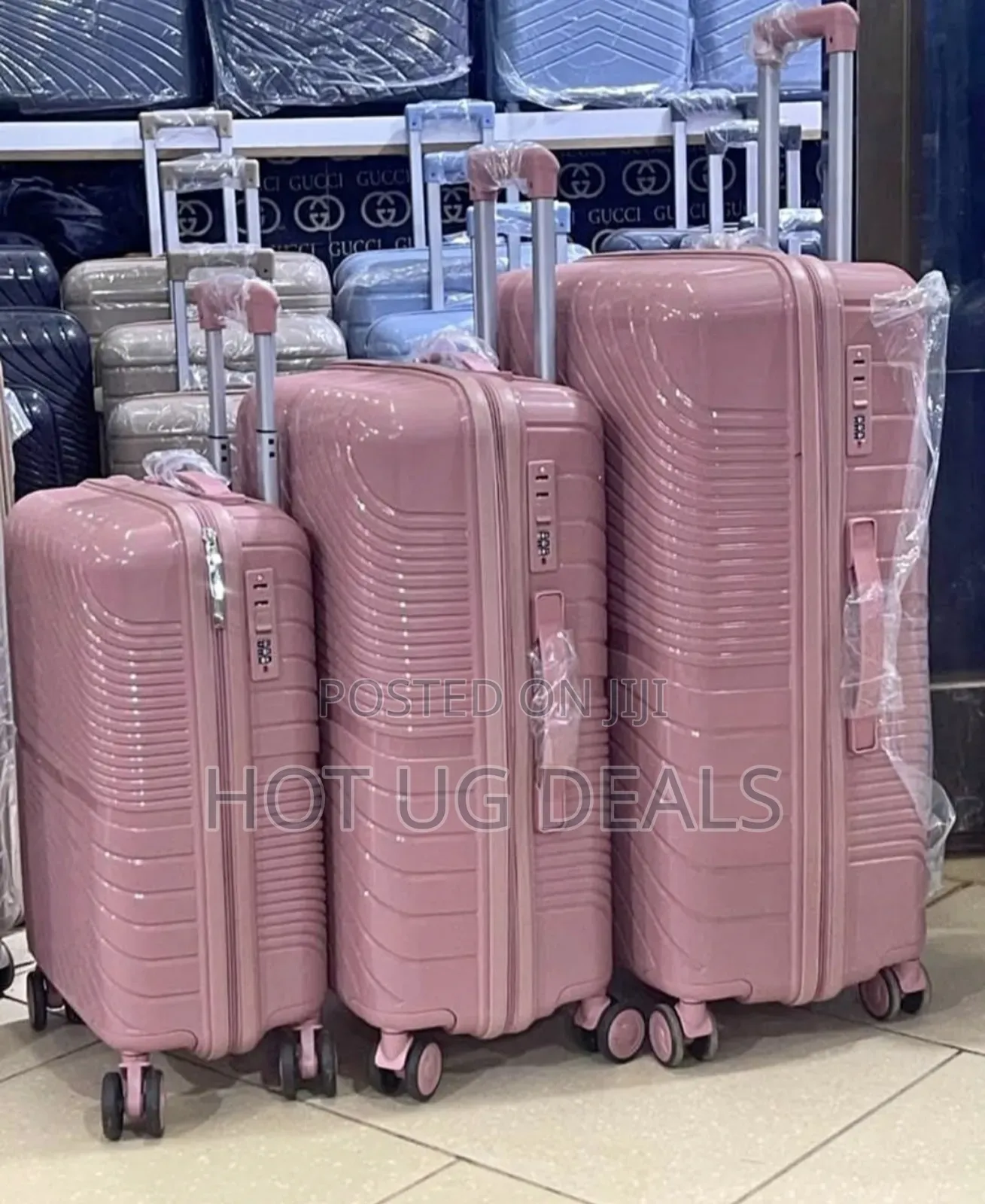 Waterproof Rubber Travel Suitcases (Small Size)