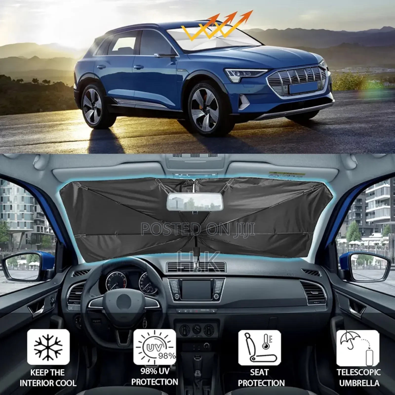 Foldable Car Windshield Sun Shade