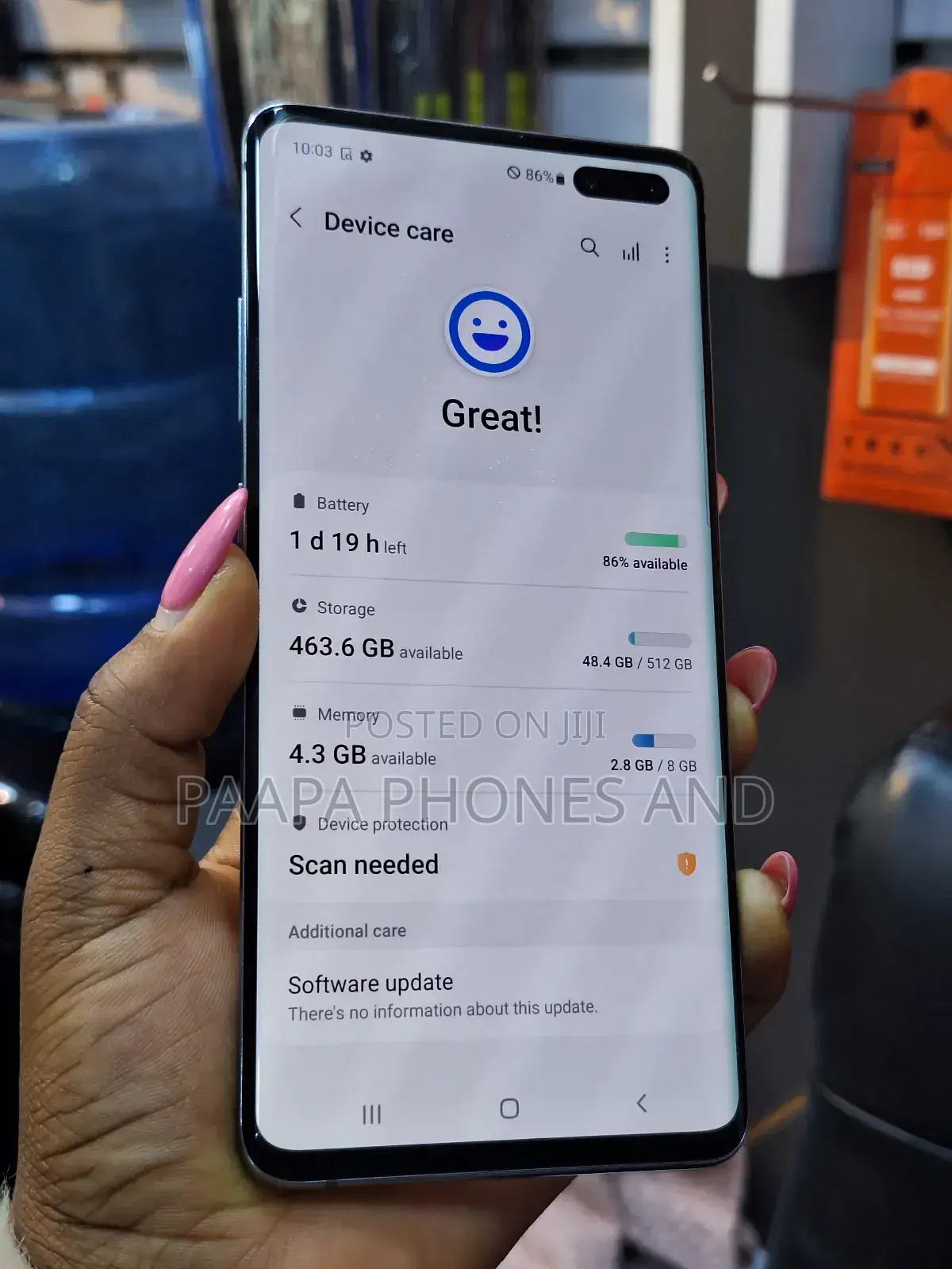 Samsung Galaxy S10 Plus 512 GB White