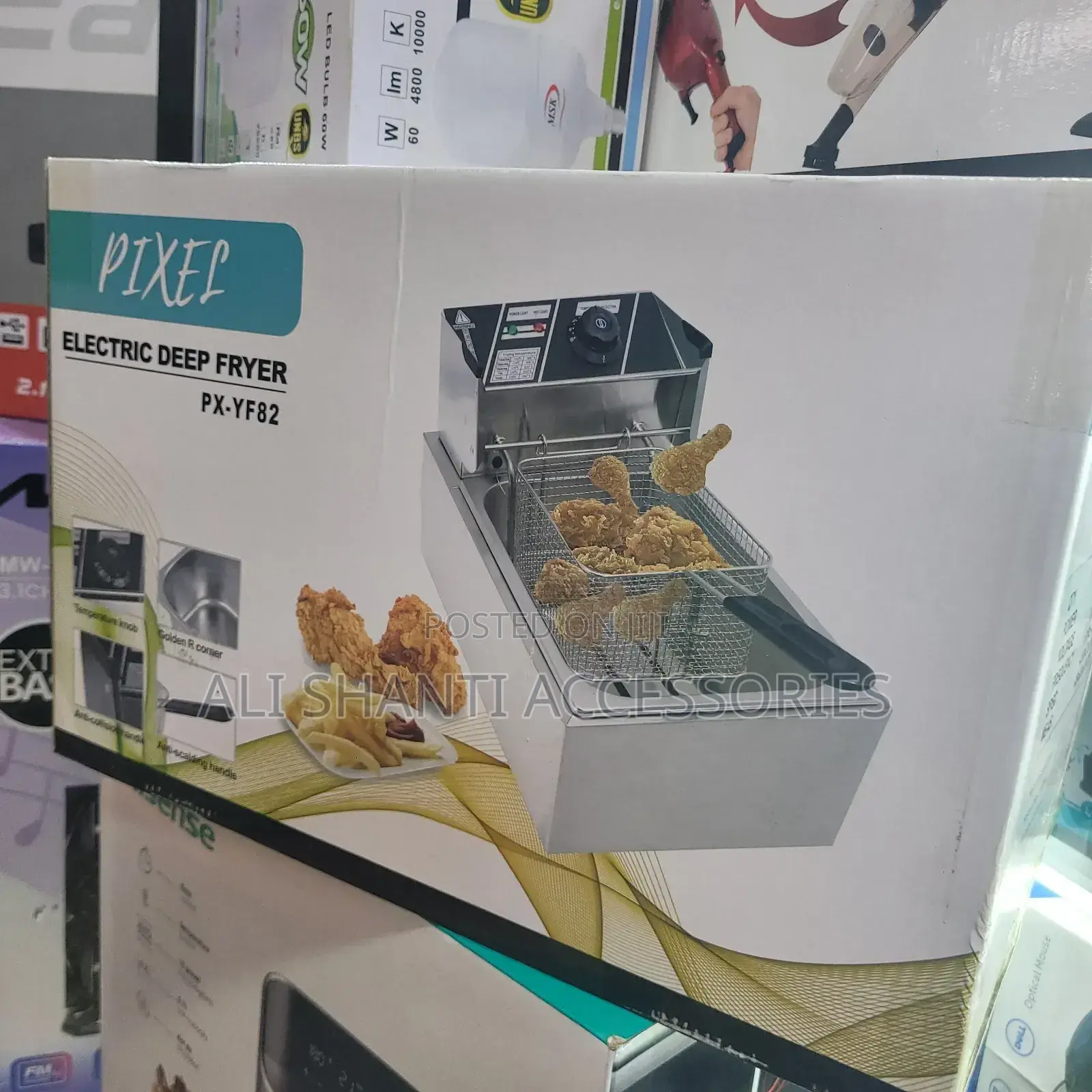 6 Liter Deep Fryer Pixel, Electric Deep Fryer Pixel