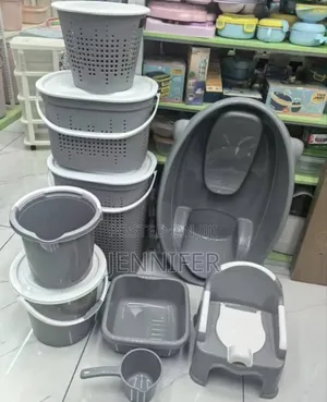 Baby Bath Set With Laundry Baskets