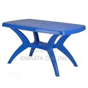 Plastic Rectangular Dining Table for Dining Room Set, Cafe