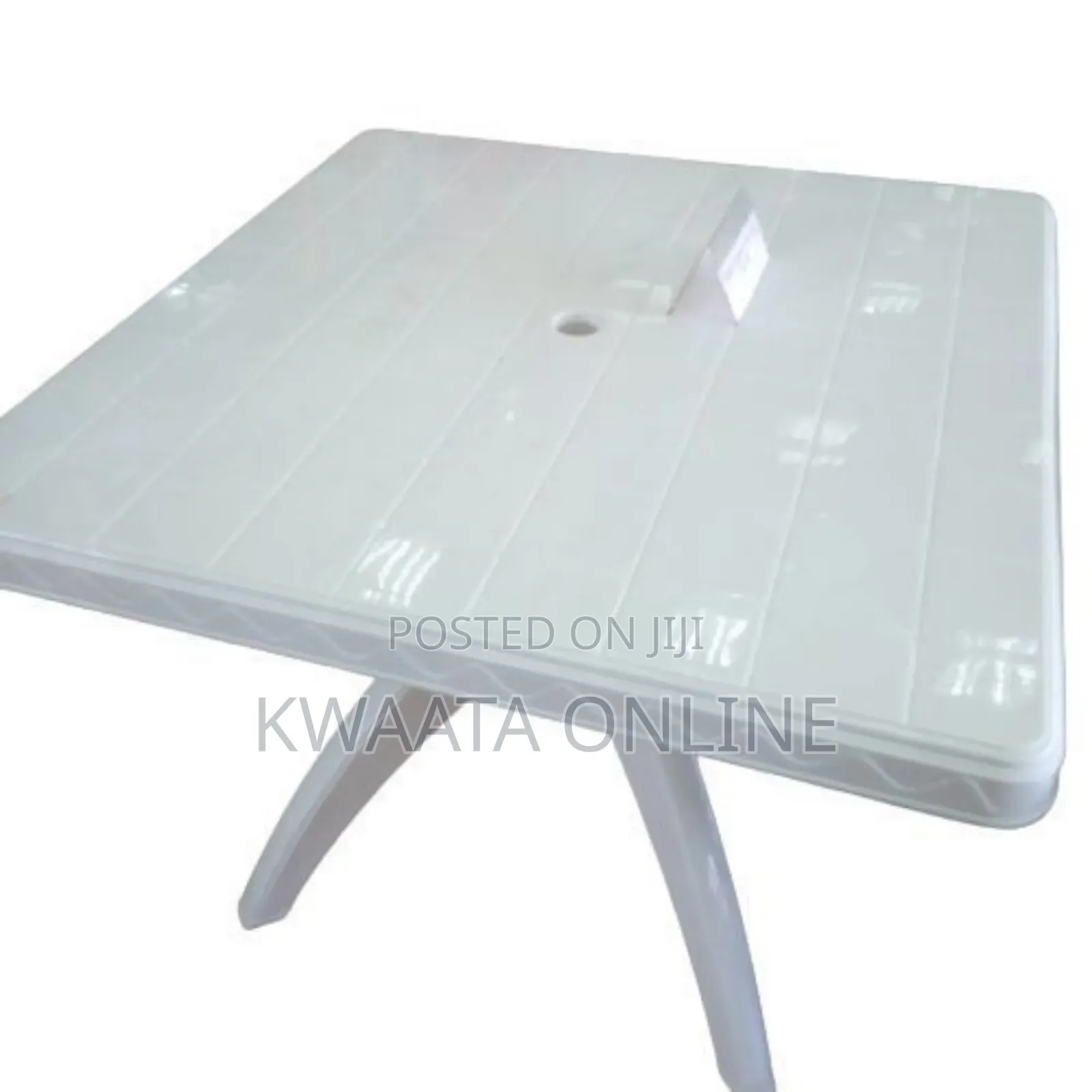 Plastic Rectangular Dining Table for Dining Room Set, Cafe