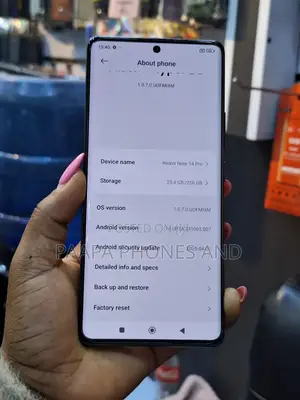 Xiaomi Redmi Note 14 Pro 256 GB Black