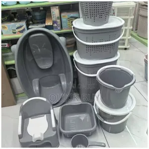 New Baby Bath Set With Laundry Baskets