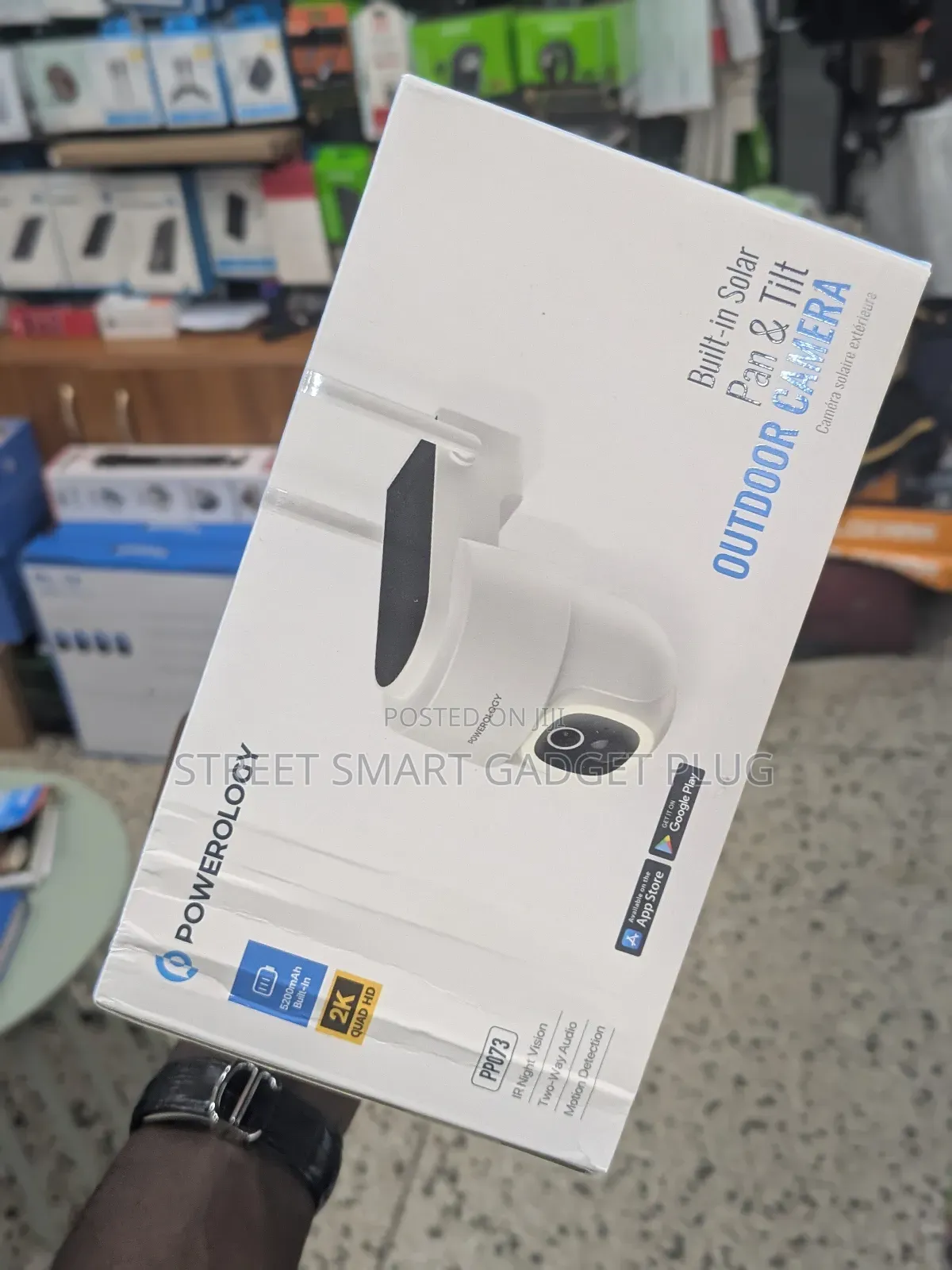 Powerology Outdoor Camera Pan Tilt