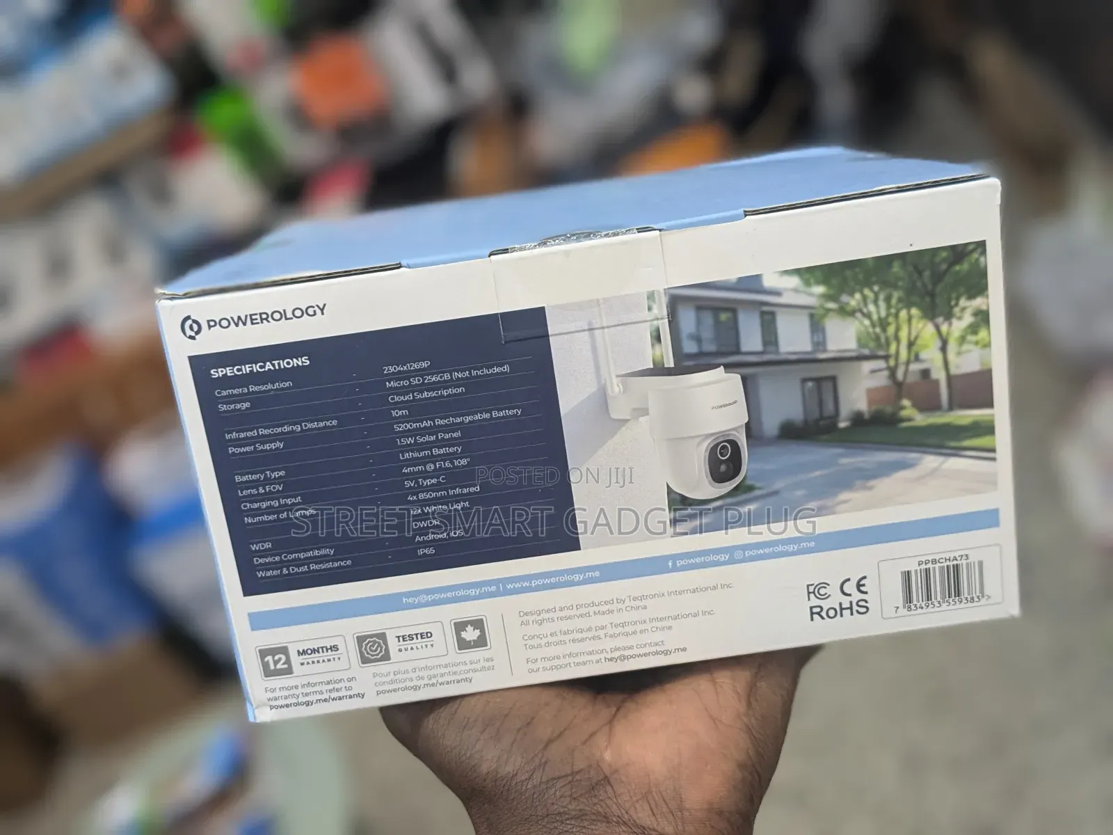 Powerology Outdoor Camera Pan Tilt