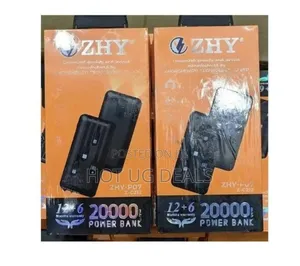 Zhy 20000mah Power Bank With 4 Different Charging Cables