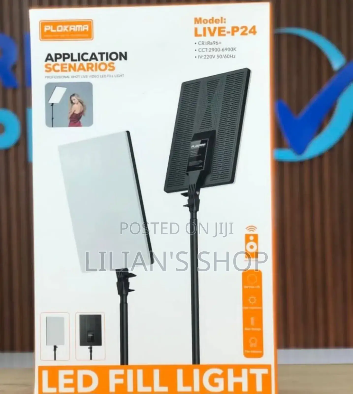 Plokama 19 Inch Live-P19 Led Fill Light Panel With Remote