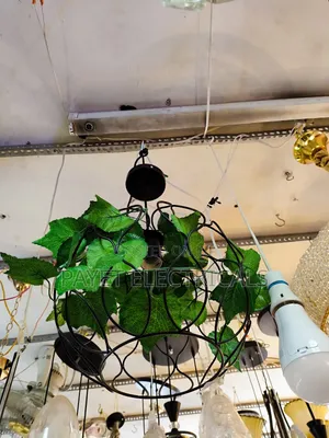 Green Leaf Floral Pendant Lamp
