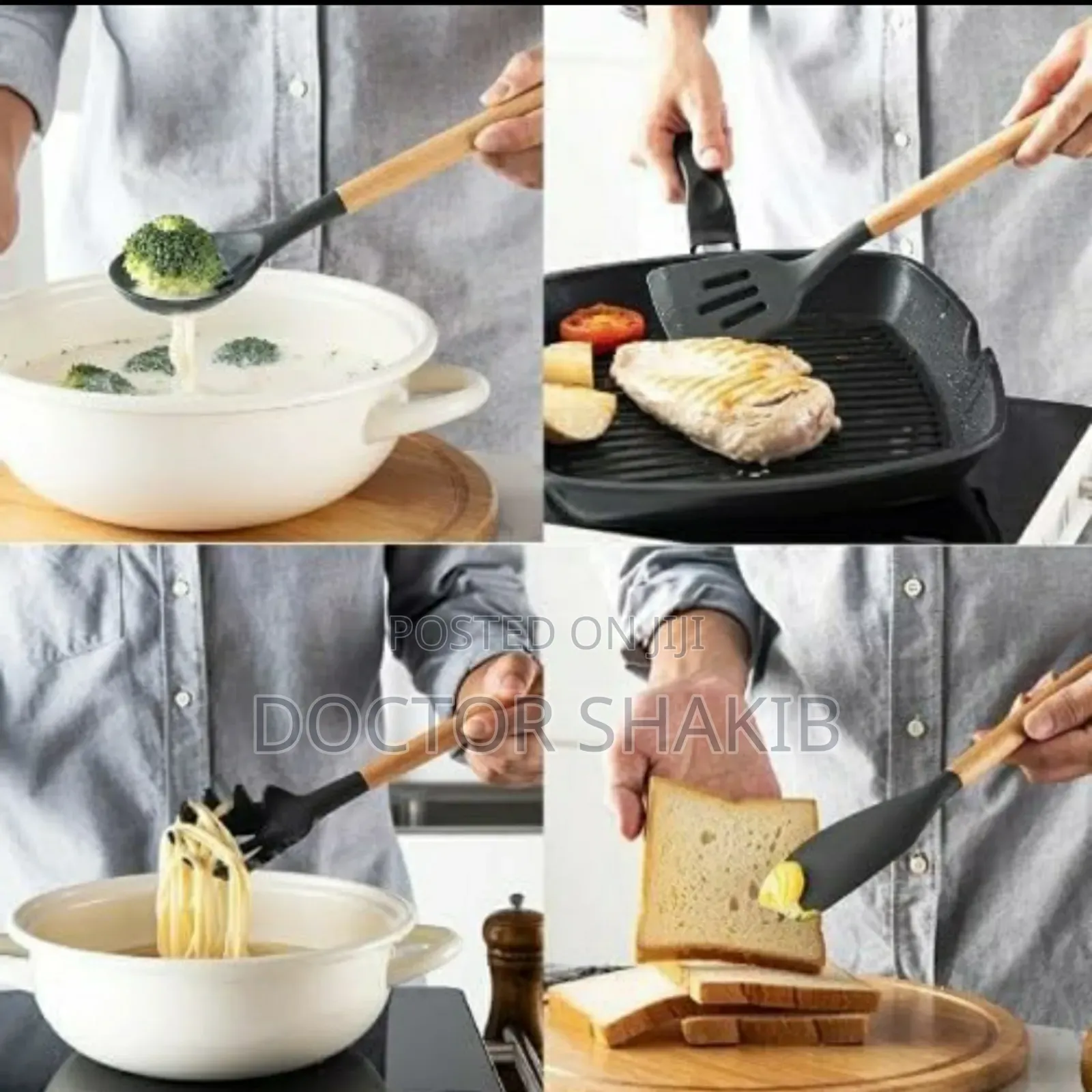 Luxurious Kitchen Utensil Set Silicone Cooking Utensils Kit