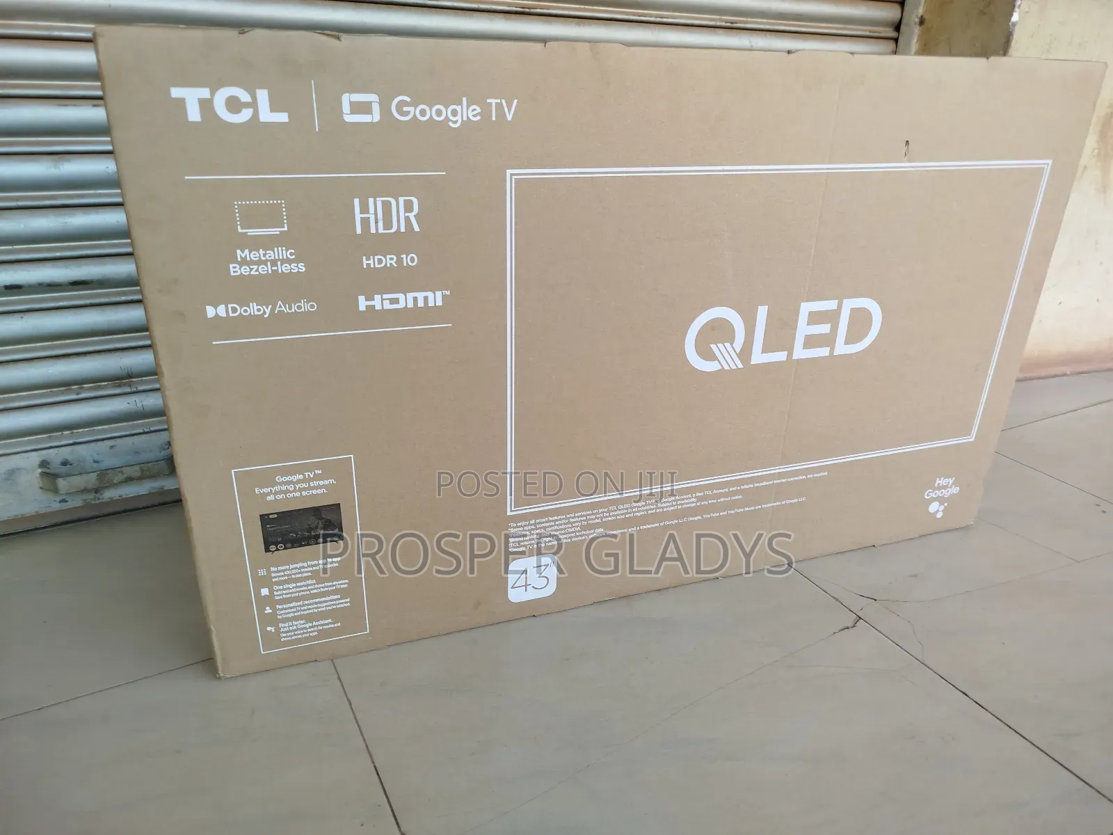 43 Inches Led TCL Smart Android Digital Flat Screen.