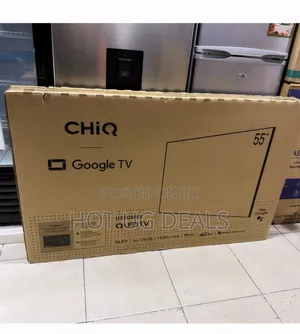 Chiq 55 Inch Qled Uhd 4k Smart Android Google Tv - Black