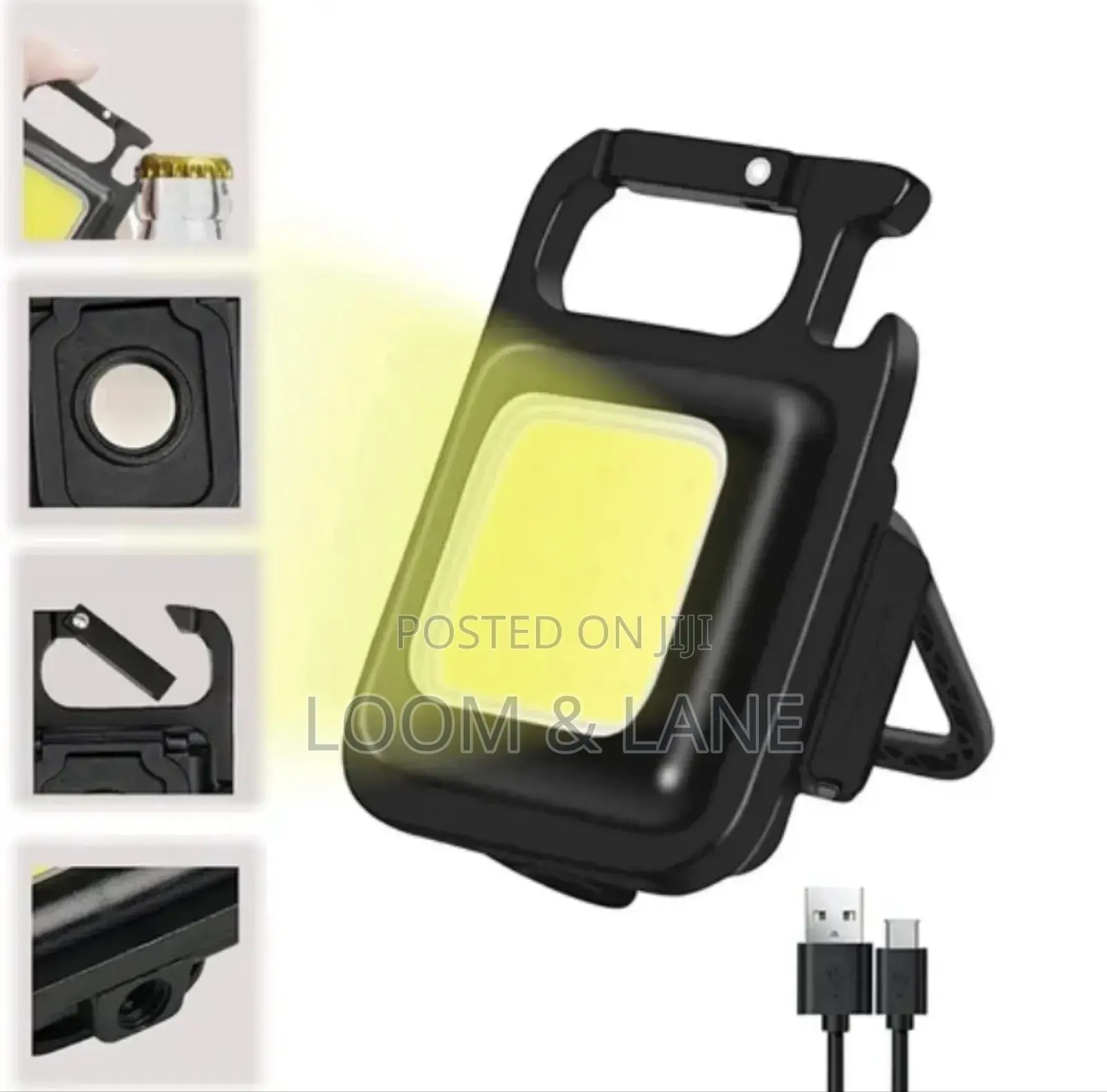 Cob Small Flashlights 500 Lumens Bright Rechargeable