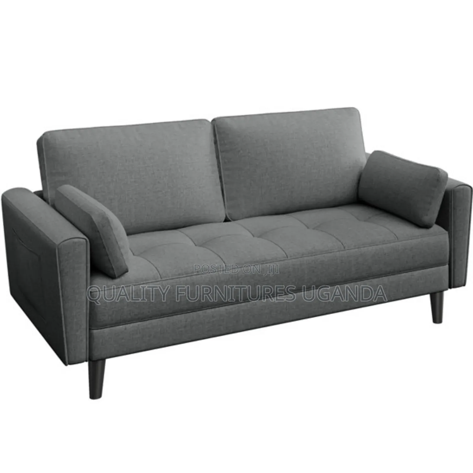 Linen 3 Seater Sofa Seat