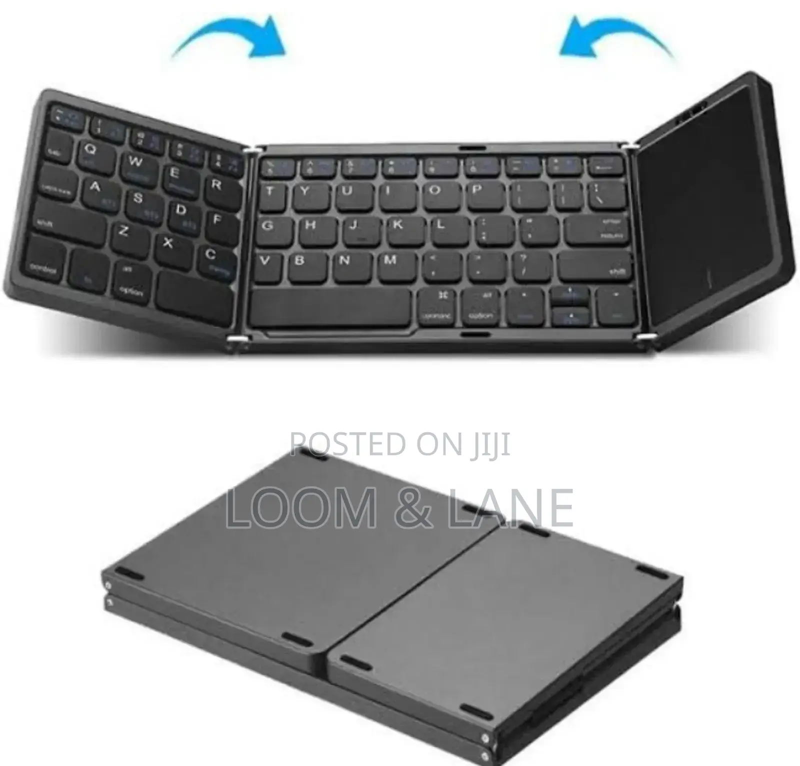Foldable Wireless Bluetooth Keyboard With Touchpad
