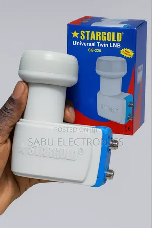 Stargold Universal Twin LNB Waterproof Ultrahd Compatible