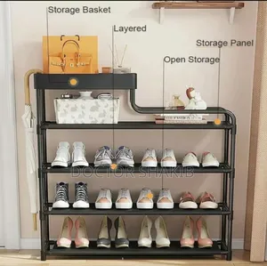 Strong 5layer 80cm Metal Multifunction Shoe Storage Rack