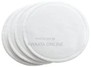 6pcs Reusable Nursing Breast Pads -White
